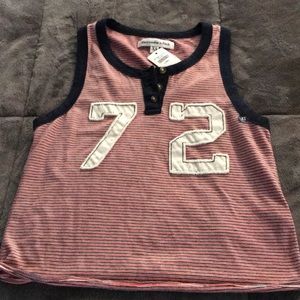 NWT Abercrombie Striped tank Size XS